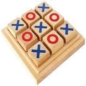 Wooden Tic Tac Toe Game XO
