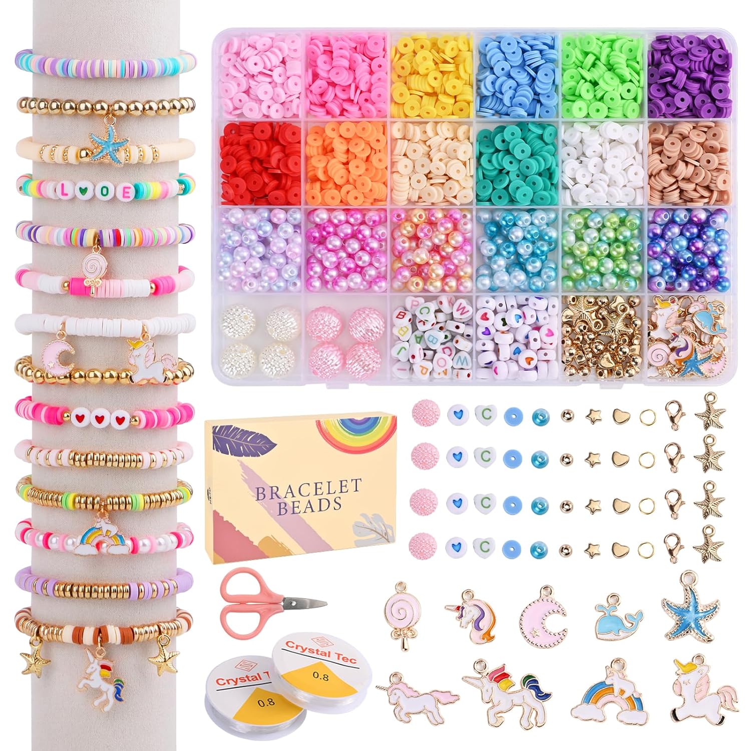 Unicorn Bracelet Making Set for Girls โ DIY