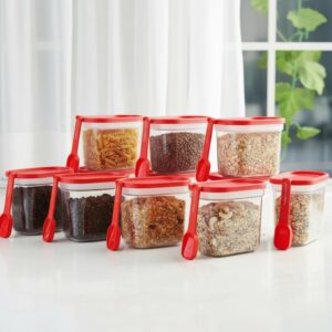 Tupperware Umami Food Storage Containers with Dual-Sided Measuring Spoon